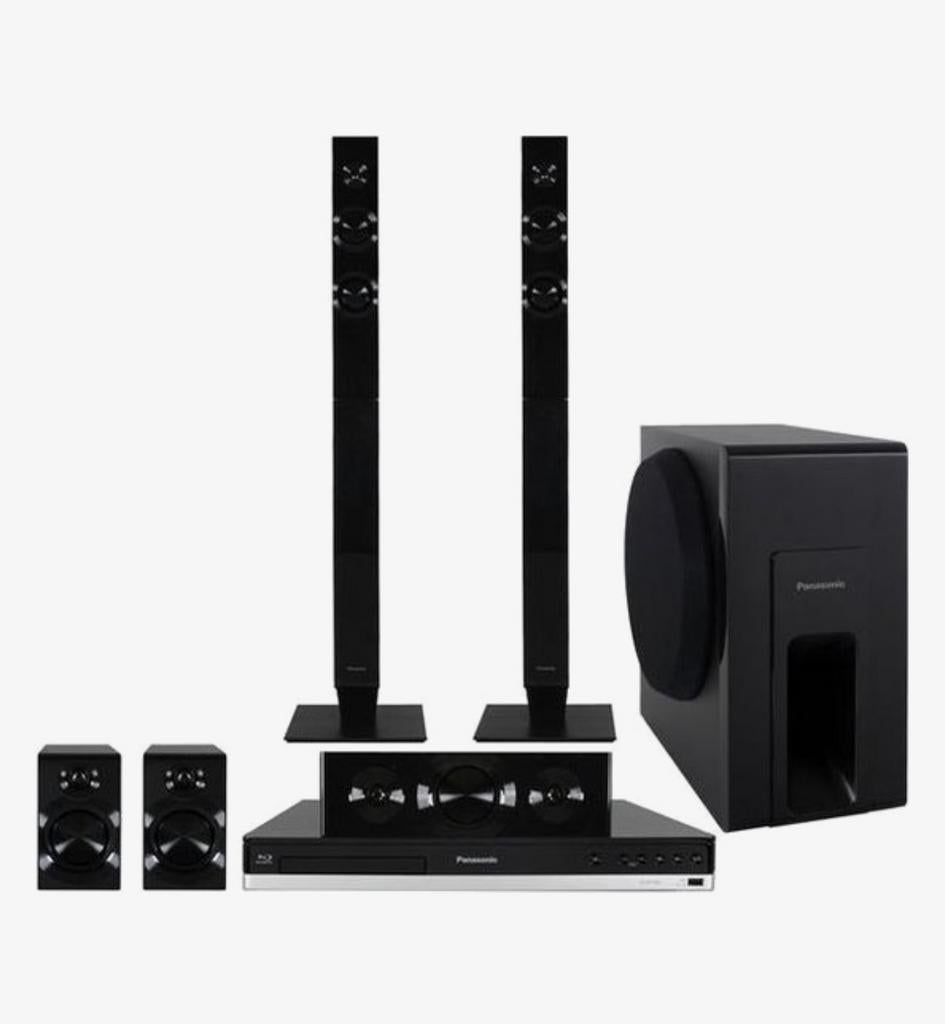 Panasonic Home Cinema Set - Blu-ray, 5.1 Surround Sound, Ophalen, Panasonic, Blu-ray-speler, 70 watt of meer