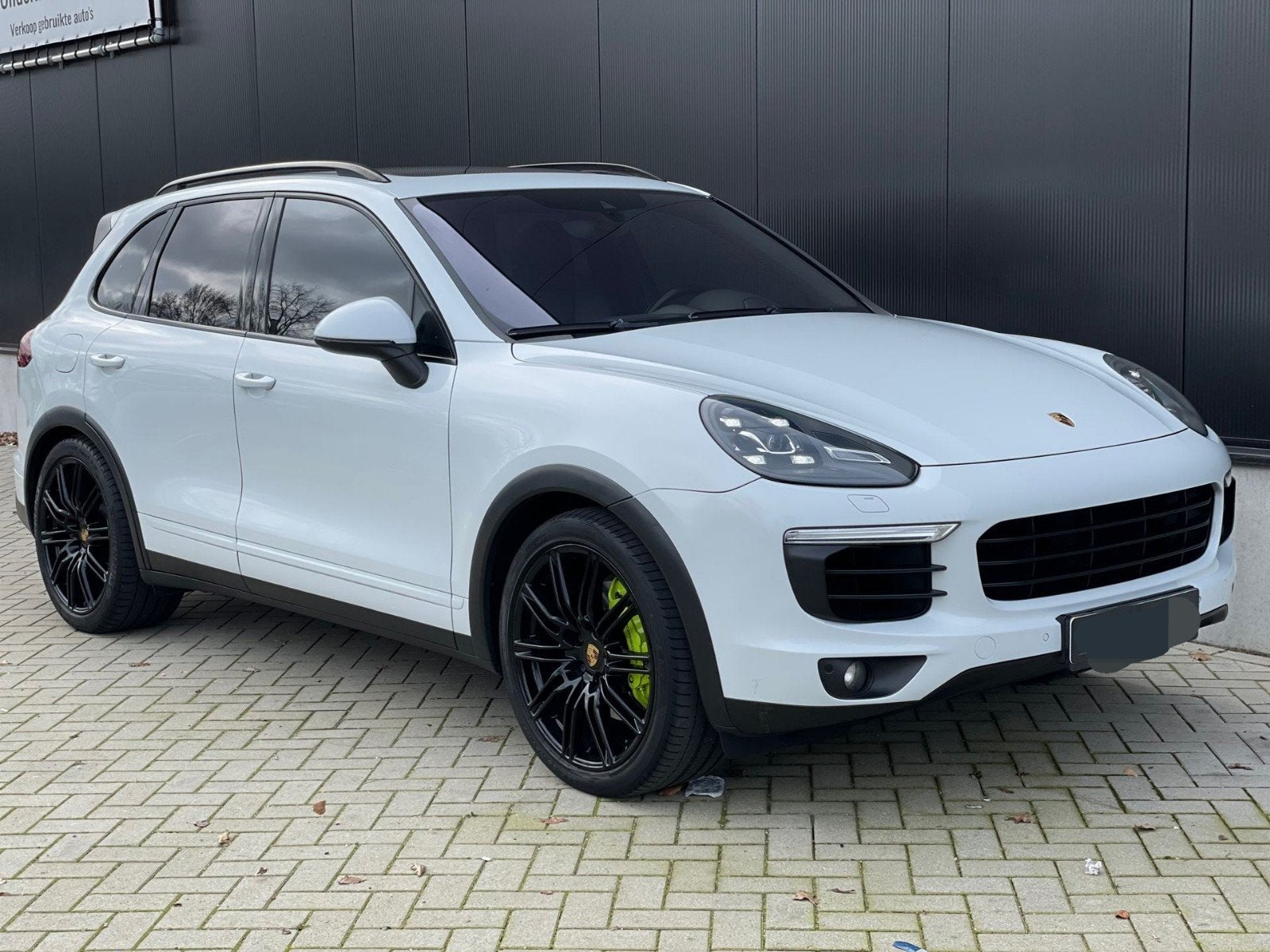 Porsche Cayenne 3.0 V6 416pk E-hybrid S Tiptronic S 2015 Wit, Auto's, Automaat, Cayenne, Zwart, 2995 cc