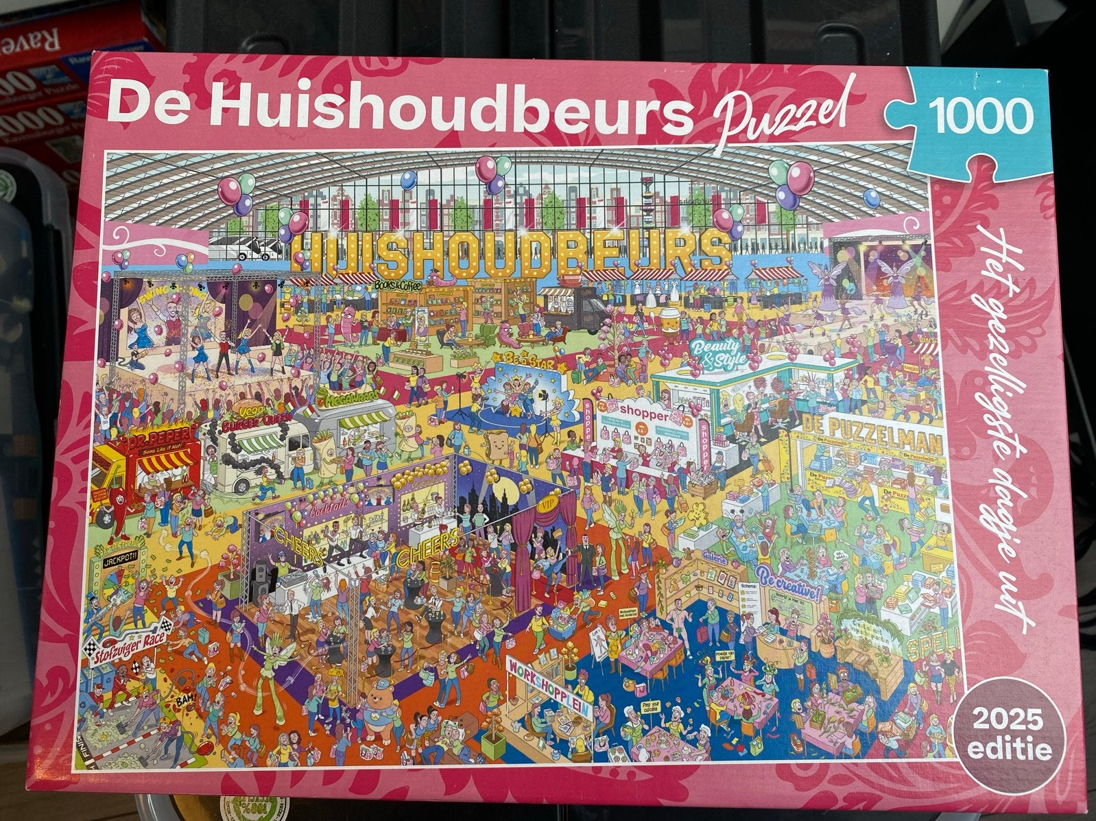 De Huishoudbeurs Puzzel 2025 editie - 1000 stukjes, Ophalen of Verzenden, 500 t/m 1500 stukjes, Zo goed als nieuw, Legpuzzel