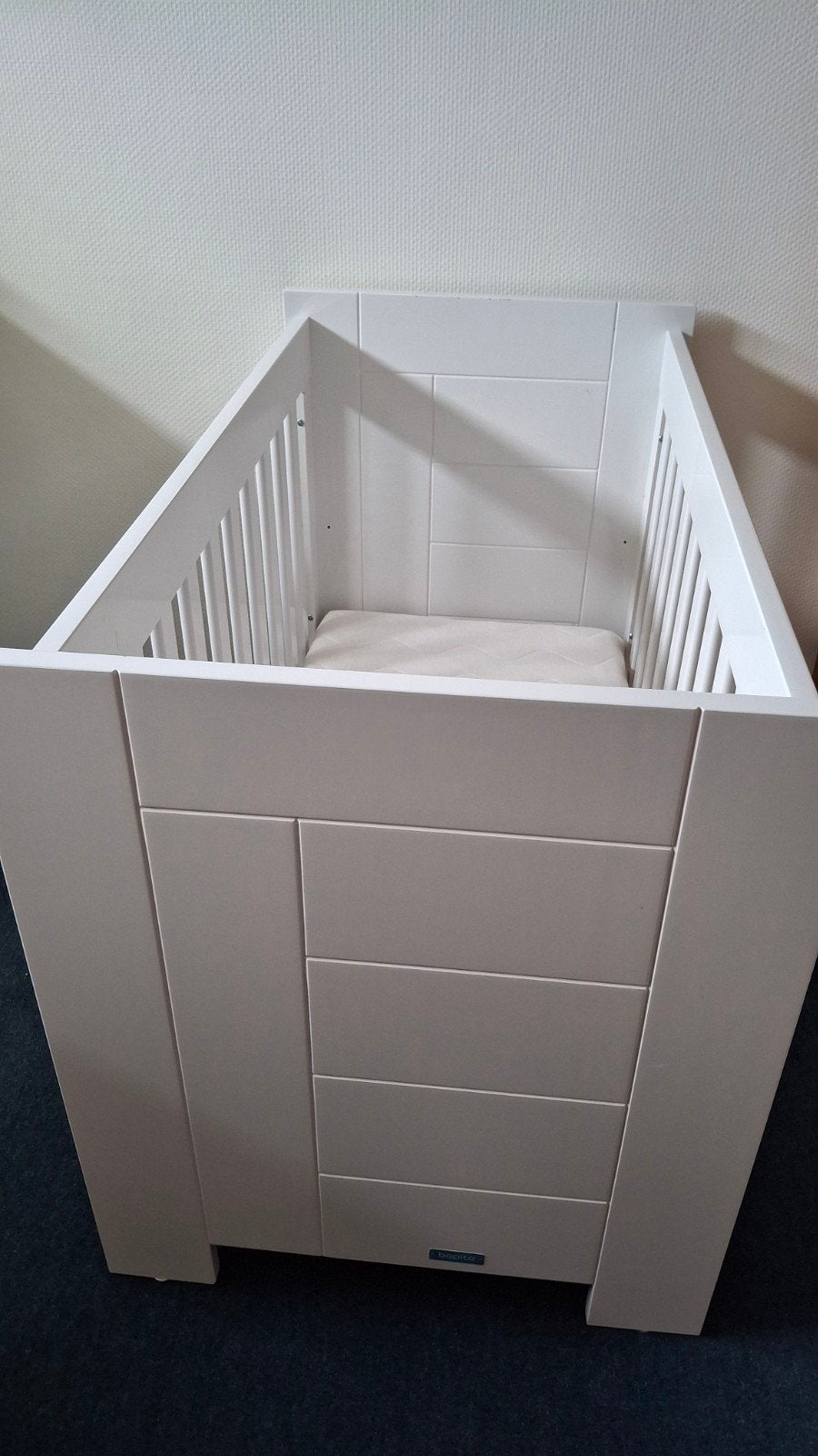 LEDIKANT BOPITA cpl met AEROSLEEP MATRAS ZGAN 120X60 KOOPJE!, Ophalen, Zo goed als nieuw, Jongetje of Meisje