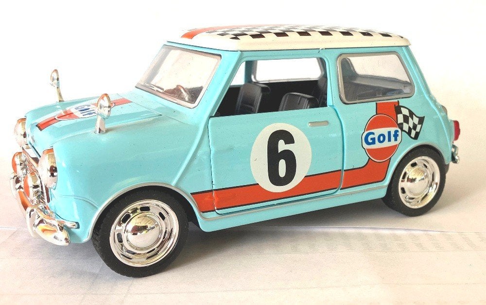 Mini Cooper S rally blauw., Ophalen of Verzenden, Zo goed als nieuw, Auto, Overige merken