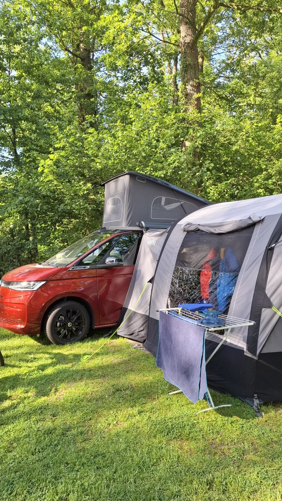 Tent voor buscampers, Ophalen, Nieuw