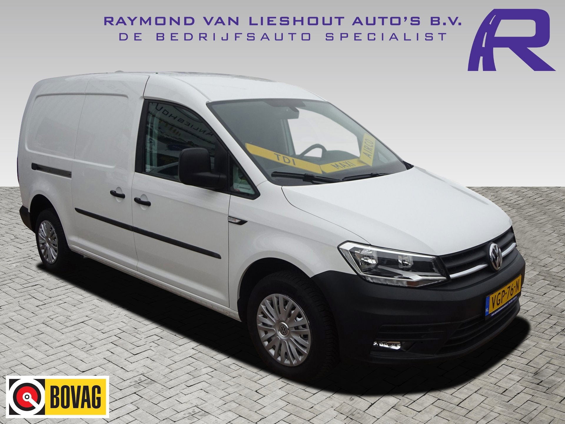 Volkswagen Caddy 2.0 TDI L2H1 VW MAXI LAADRUIMTE INRICHTING, Auto's, Dealer onderhouden, Stof, Gebruikt, Euro 6
