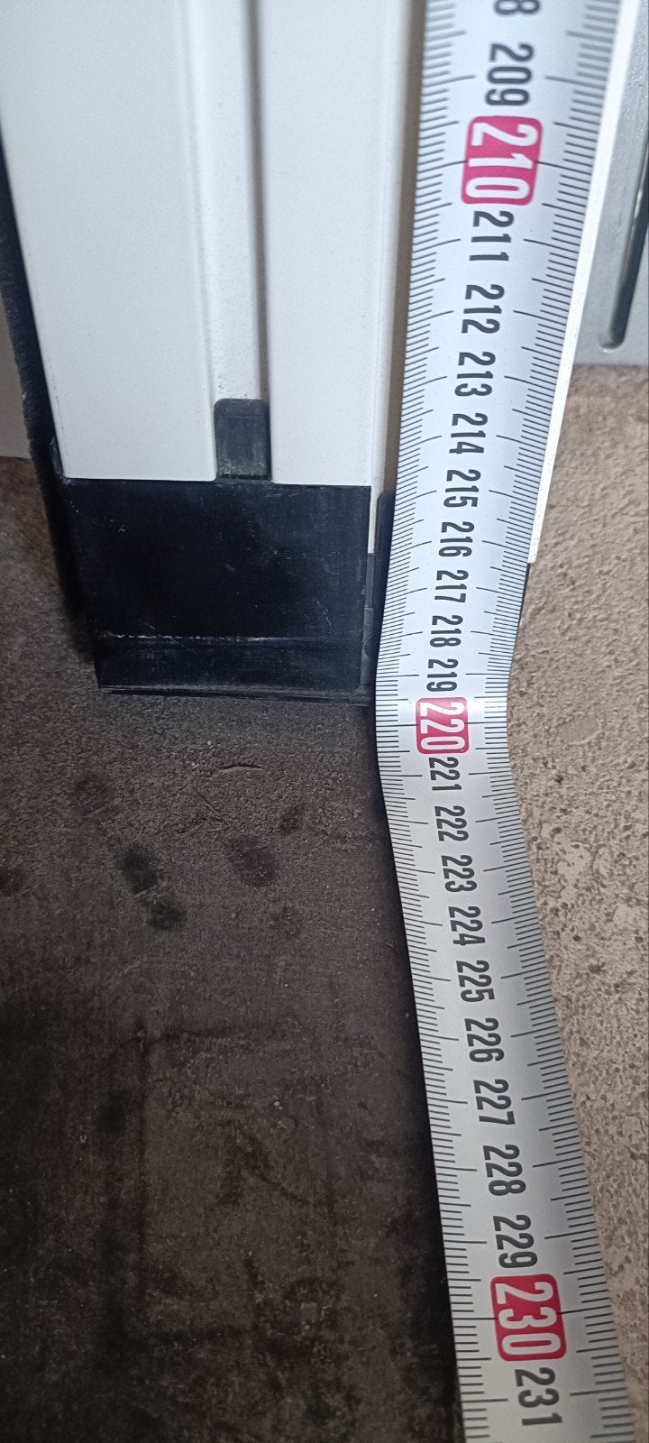 Bruynzeel hordeur s900, Gebruikt, 220 cm, Wit, Ophalen