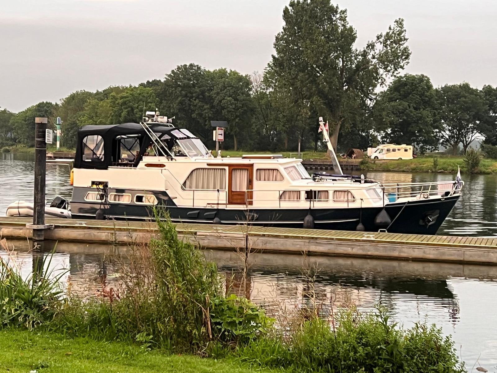 Doggersbank 12.80 AK ,woonschip 1280x410, Staal, Binnenboordmotor, Diesel, Ophalen of Verzenden