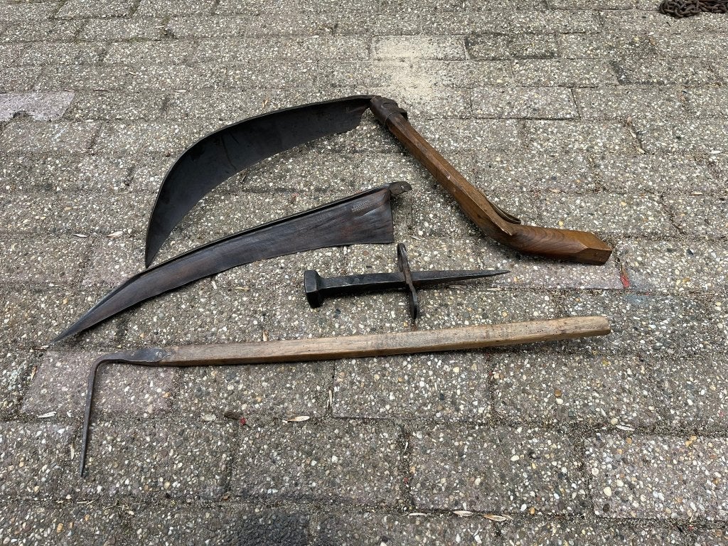 Handzeis met pikhaak en gereedschap, Ophalen of Verzenden