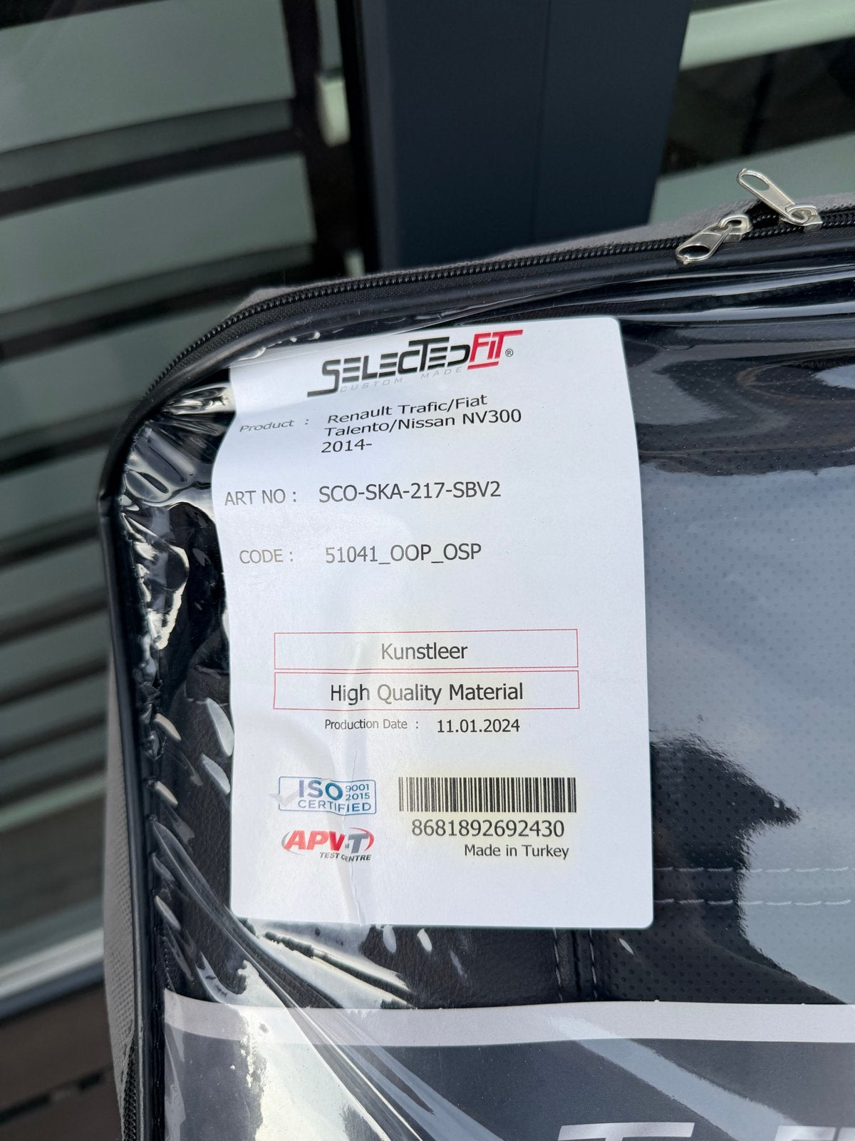 Stoelhoezen voor Renault Trafic/Fiat Talento/Nissan NV300, Ophalen, Nieuw, Renault