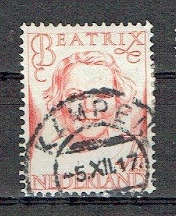 Nederland 1946 nr. 458 Prinses Beatrix Oranje KAMPEN, Verzenden, Gestempeld, Koningshuis
