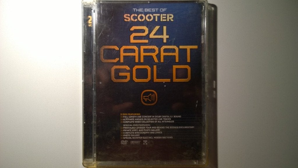 Scooter - 24 Carat Gold (DVD), Alle leeftijden, Ophalen of Verzenden, Zo goed als nieuw