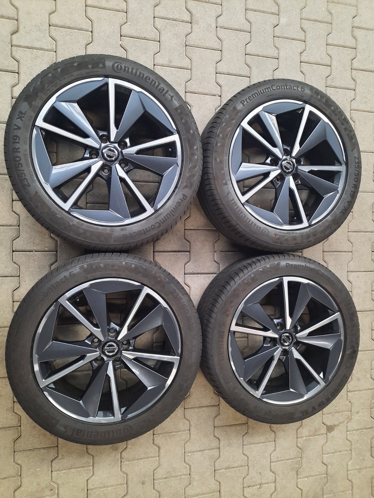 ZGAN 19 inch velgen 5×114.3 OEM NISSAN QASHQAI 3 ZOMERSETJE, Auto-onderdelen, 19 inch, Gebruikt, Banden en Velgen, Ophalen of Verzenden