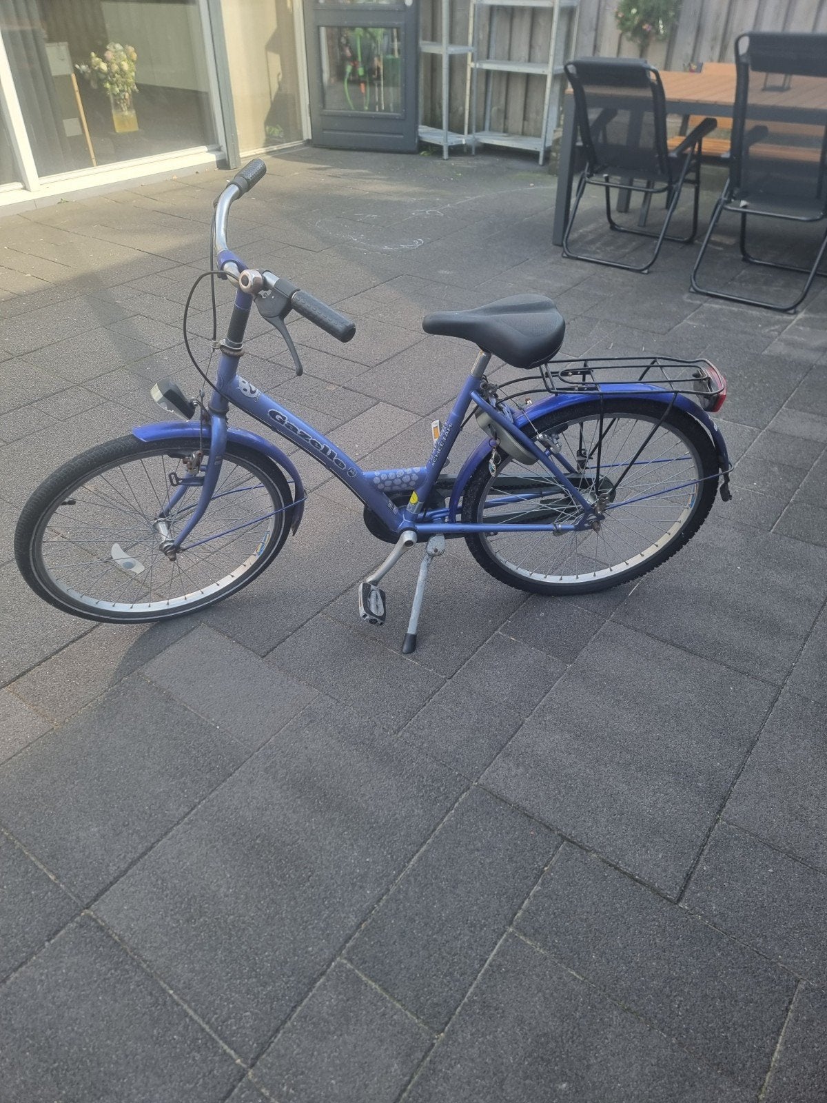 Blauwe kinderfiets 24 inch - Gebruikt, Fietsen en Brommers, Fietsen | Kinderfietsjes, Ophalen