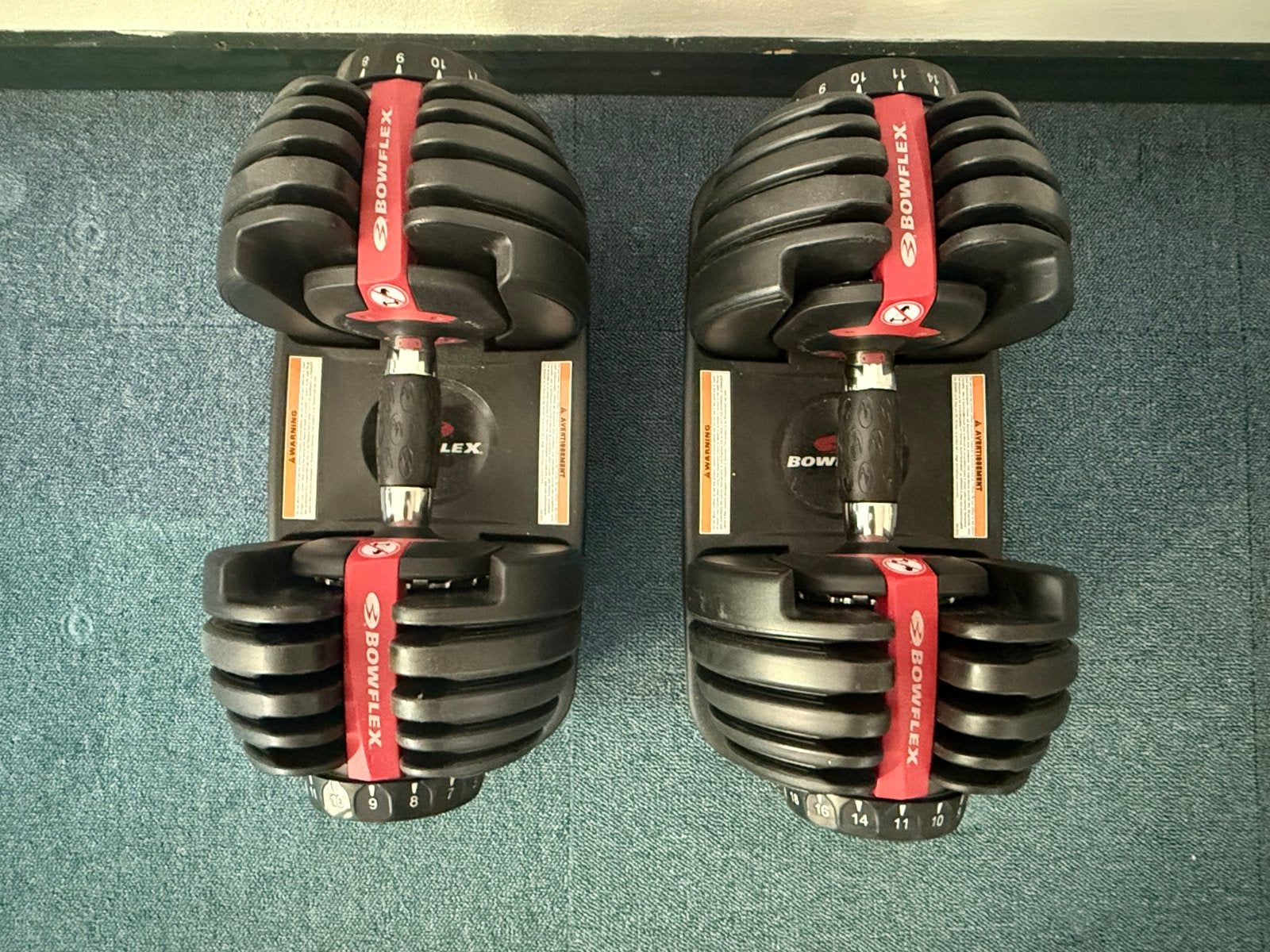 Bowflex SelectTech 552i Verstelbare Dumbbells (2x 24kg), Ophalen, Zo goed als nieuw, Armen, Dumbbell