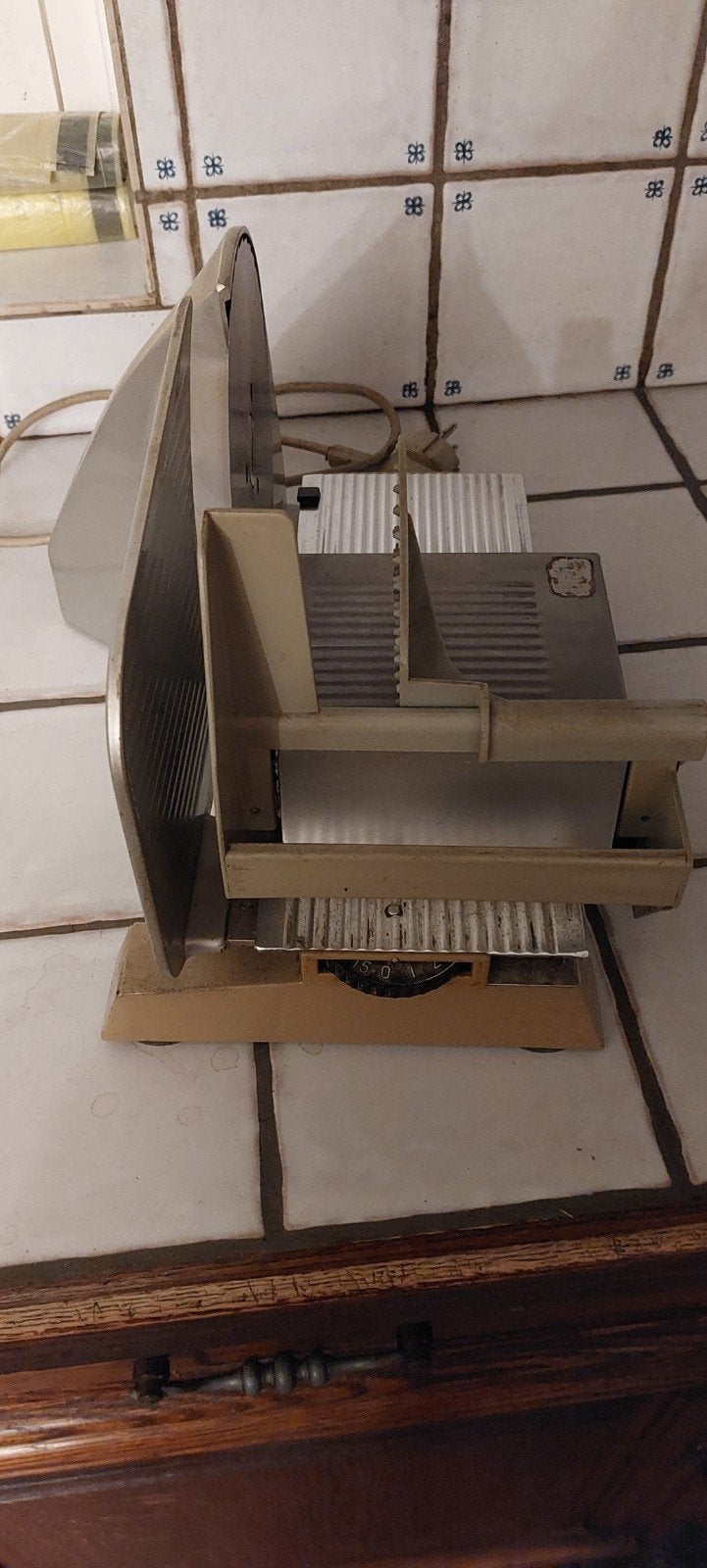snijmachine merk Greaf, Ophalen