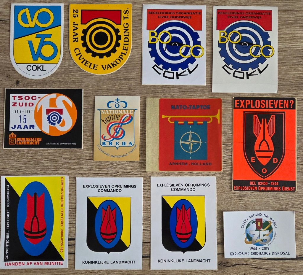 stickers Defensie/Landmacht 53, Ophalen of Verzenden, Zo goed als nieuw