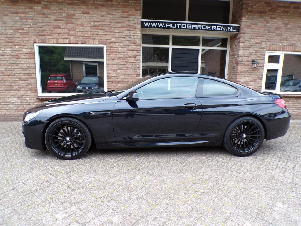 BMW 6-serie 640i High Executive Leder / Navi / Panoramadak /, Euro 5, Achterwielaandrijving, Gebruikt, Zwart
