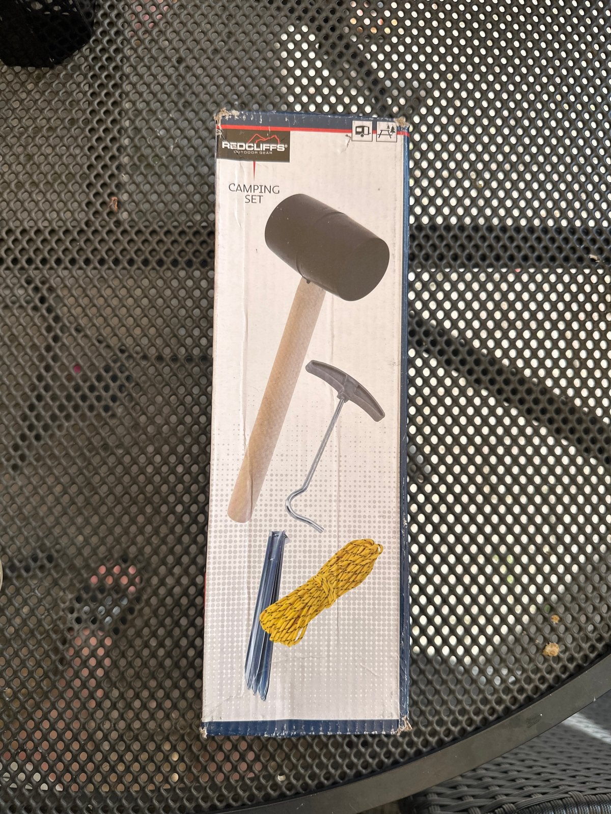 Redcliffs Camping Set - Hamer, haringen en touw, Ophalen of Verzenden, Nieuw