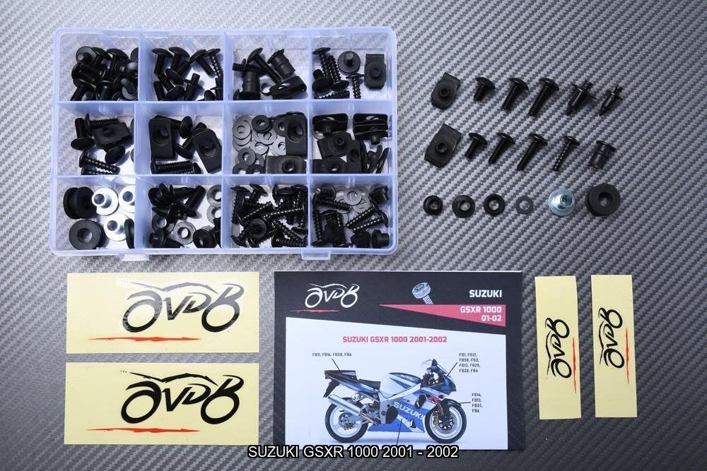 Kuip bouten set voor SUZUKI GSXR 1000 2001 - 2002, Verzenden, Nieuw