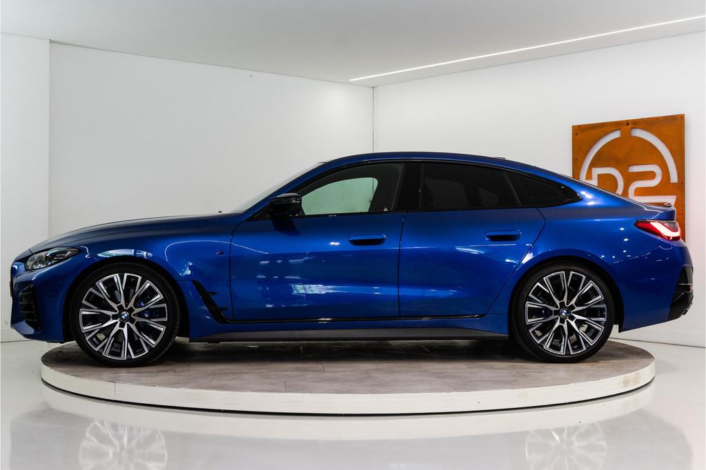BMW 4 Serie Gran Coupé M440i xDrive M Sport Individual 374P, Auto's, BMW, 12 maanden, 1800 kg, Lichtsensor, Blauw