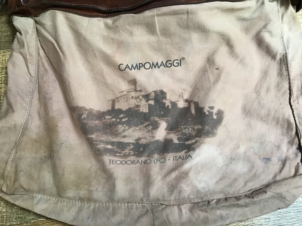 Mooie leren gebruikte oersterke tas, Ophalen, Gebruikt, Bruin, Overige typen