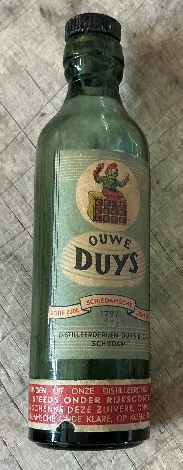 Oud monsterflesje ouwe DUYS schiedam, Verzamelen, Ophalen of Verzenden, Zo goed als nieuw