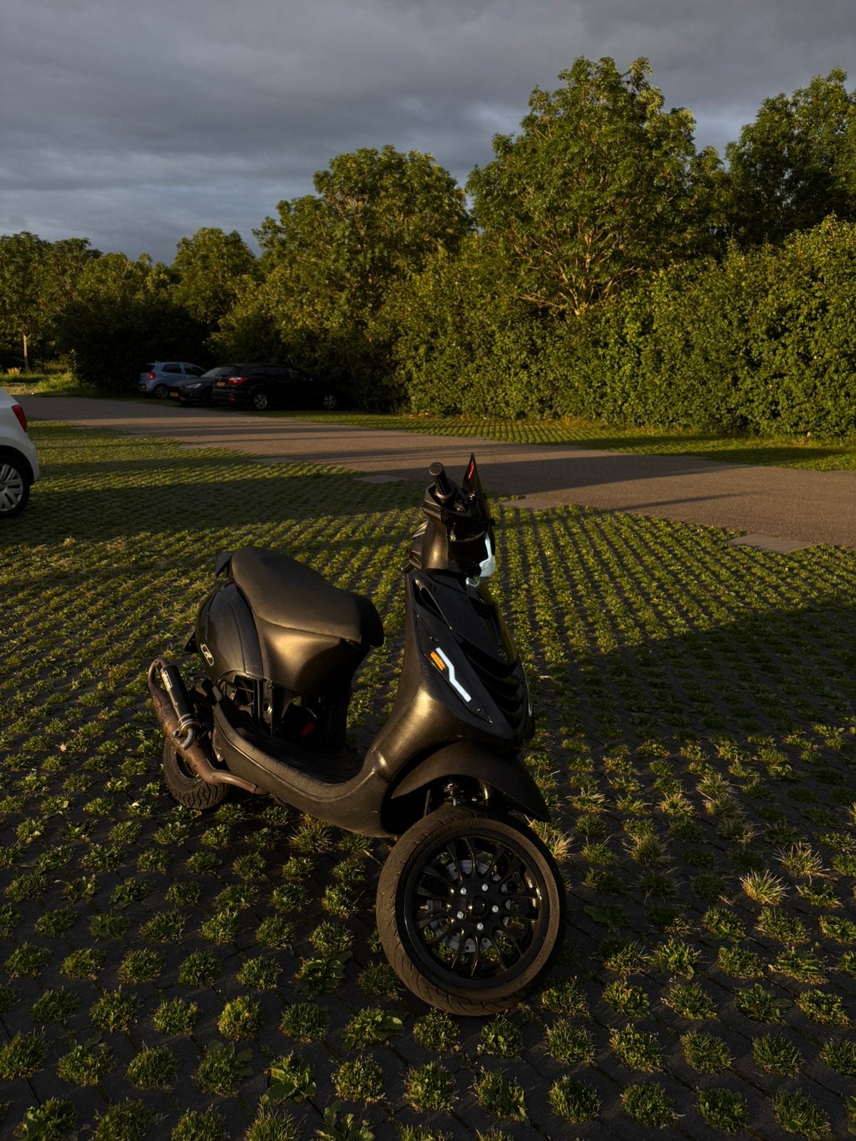Zip 70cc mk2, Fietsen en Brommers, Scooters | Piaggio, Ophalen, Tweetakt, Maximaal 45 km/u, Zo goed als nieuw