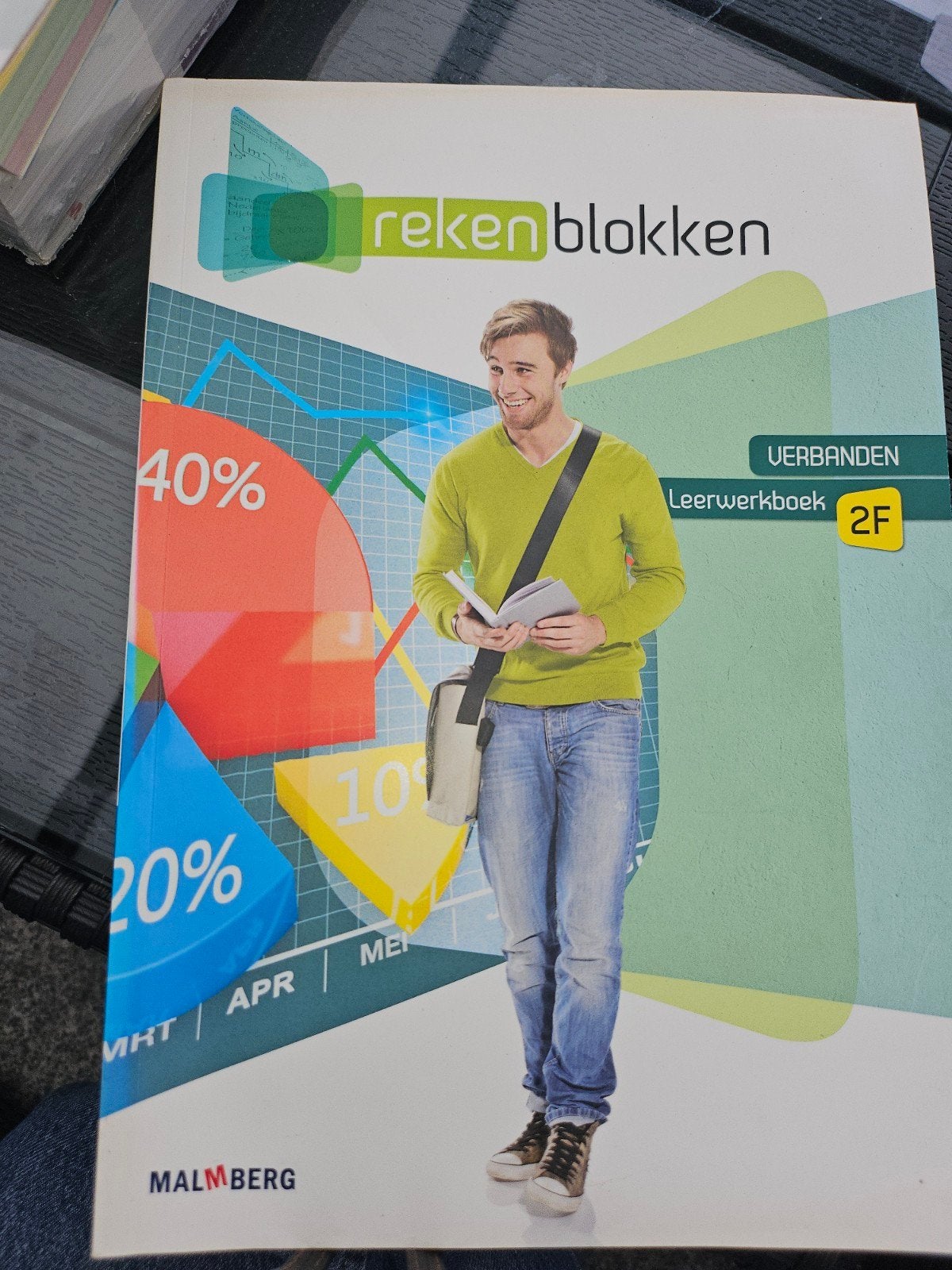 Rekenblokken Verbanden Leerwerkboek 2F Malmberg, Ophalen of Verzenden, Zo goed als nieuw, Overige niveaus, Overige vakken