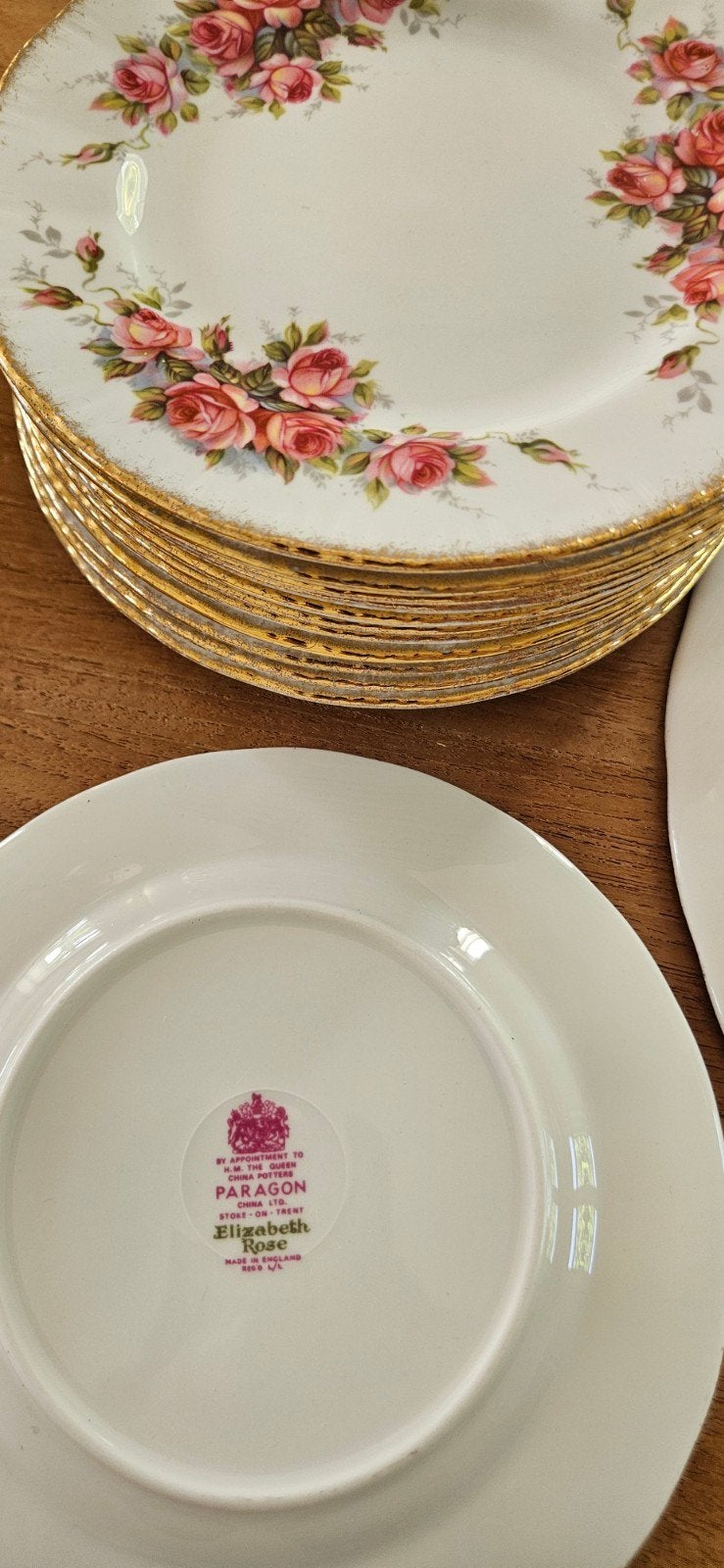 Paragon Elizabeth Rose gebakservies, 13-delig, Ophalen