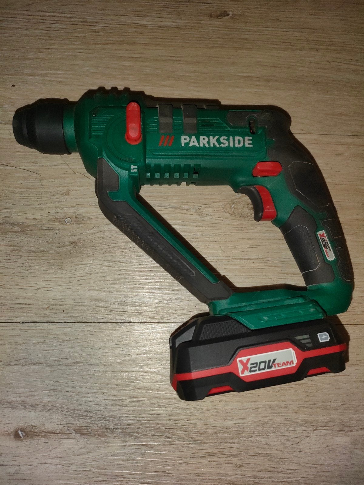 Parkside PABH 20-Li C3 Accu Boorhamer - Zo goed als nieuw, 600 watt of meer, Boor- en/of Breekhamer, Ophalen of Verzenden, Zo goed als nieuw