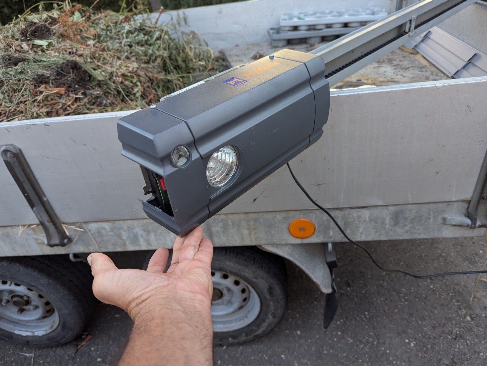Hörmann ProMatic garagedeur opener met afstandsbediening, Ophalen, Gebruikt, Garagedeur
