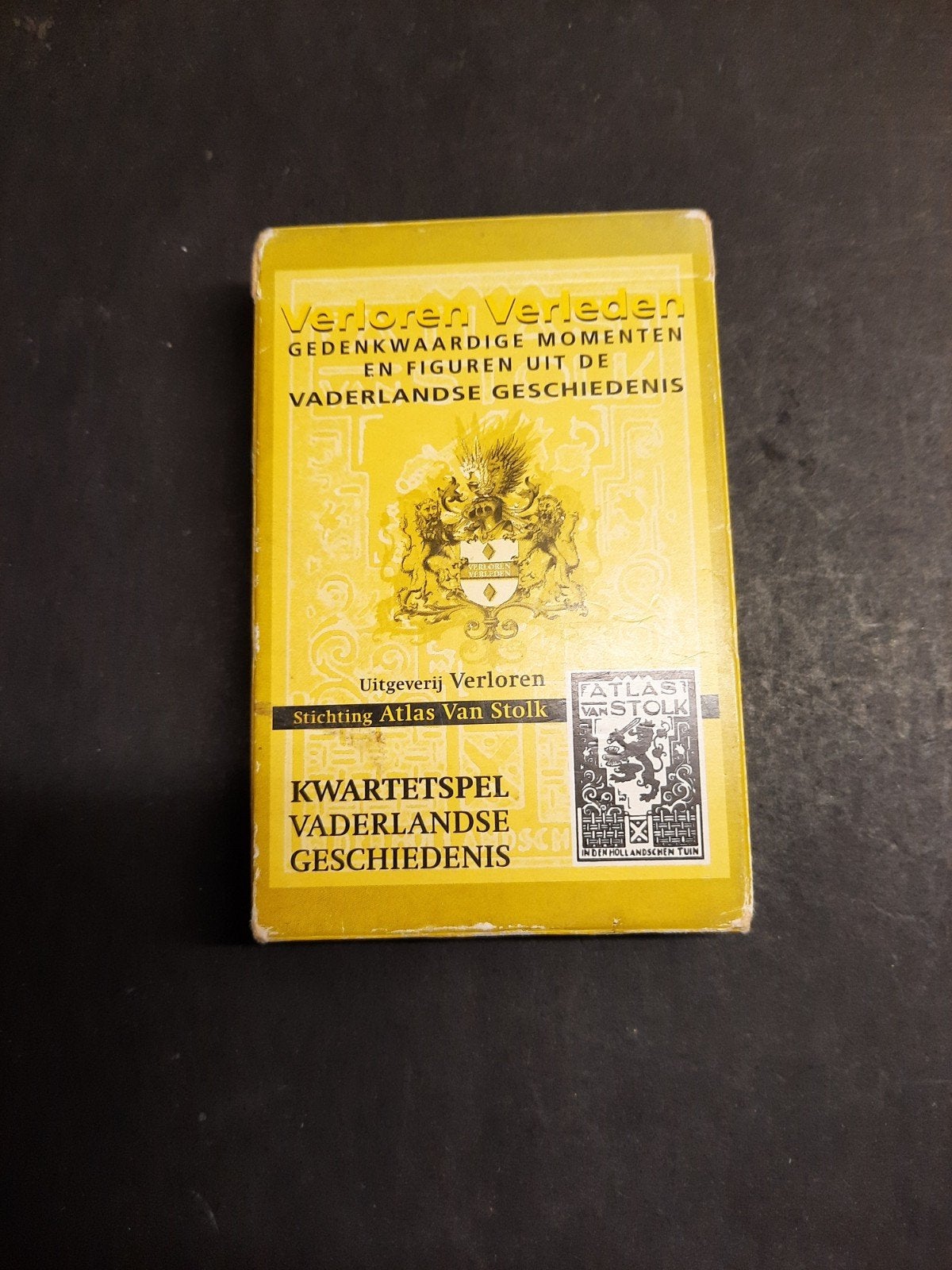 Kwartetspel, Ophalen of Verzenden, Zo goed als nieuw, Atlas van der stolk