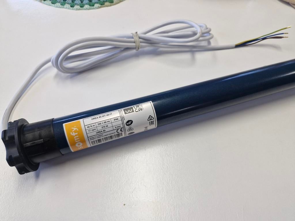 Somfy Orea 50 WT 40/17 buismotor met 78mm adaptie, Overige kleuren, Minder dan 100 cm, Nieuw, Ophalen of Verzenden