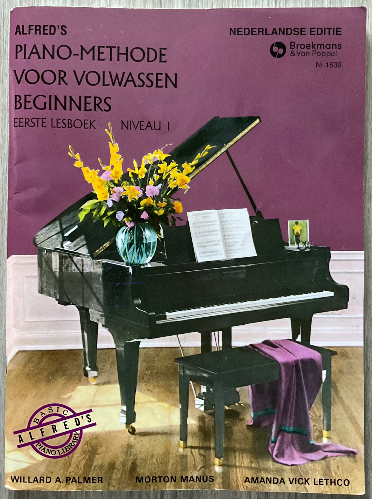 Alfred’s Piano Volwassen Beginners 1 - Willard A Palmer, Ophalen of Verzenden, Zo goed als nieuw