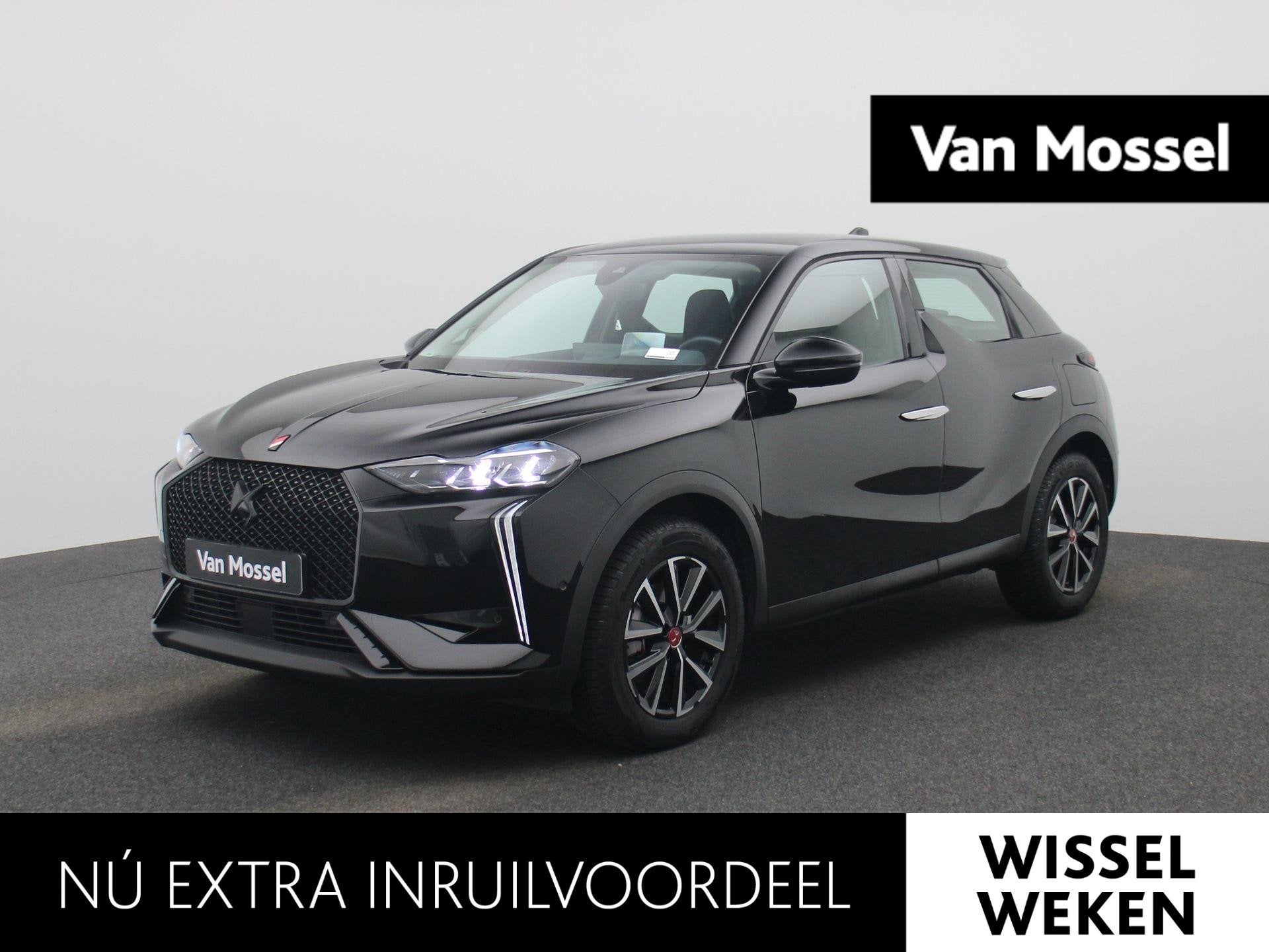 DS DS 3 Crossback E-Tense PERFORMANCE Line + | Head-up Displ, Auto's, 12 maanden, Gebruikt, Zwart, 320 km