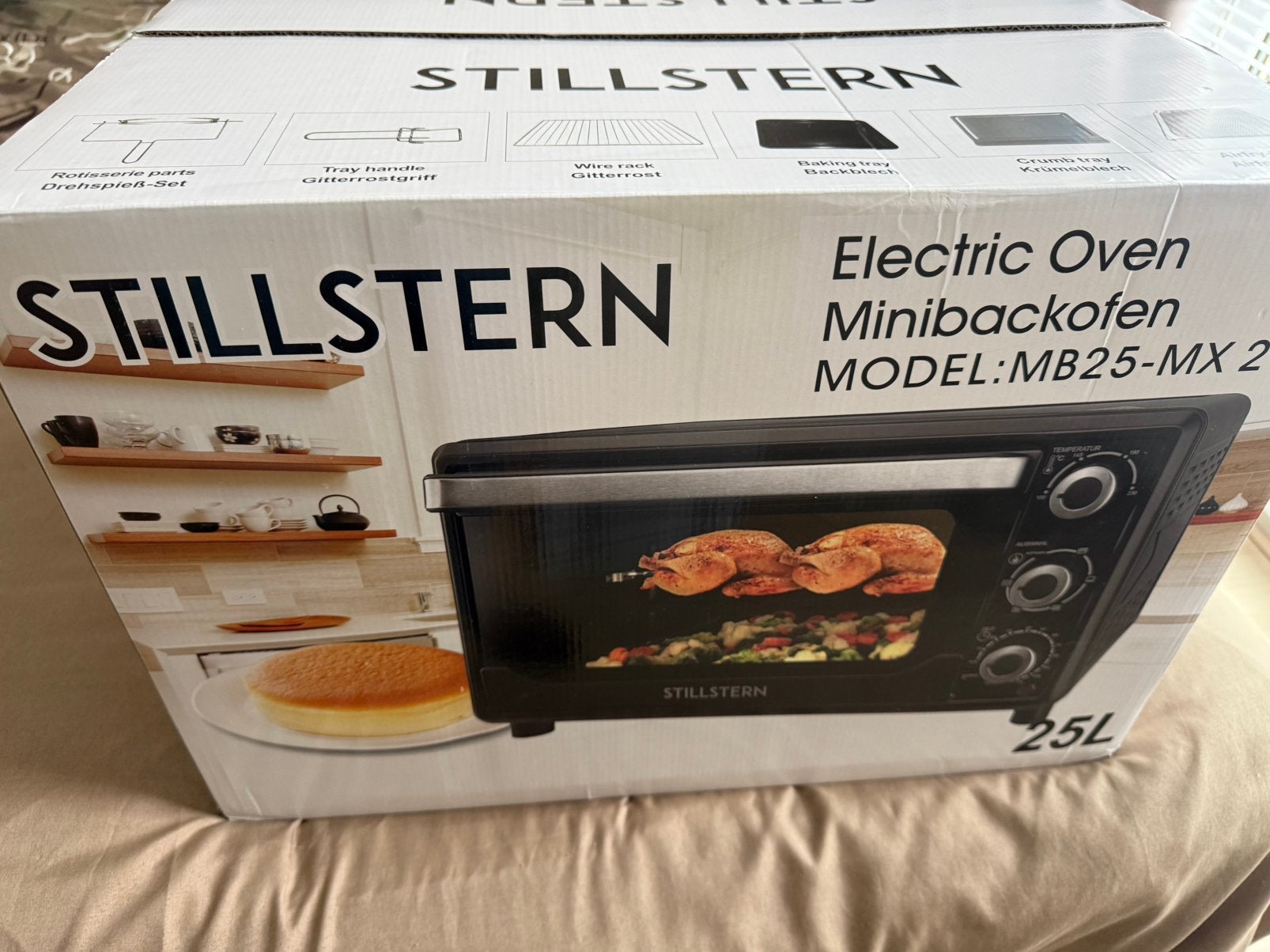 Stillstern oven, Witgoed en Apparatuur, Ovens, Ophalen, Zo goed als nieuw, Minder dan 45 cm