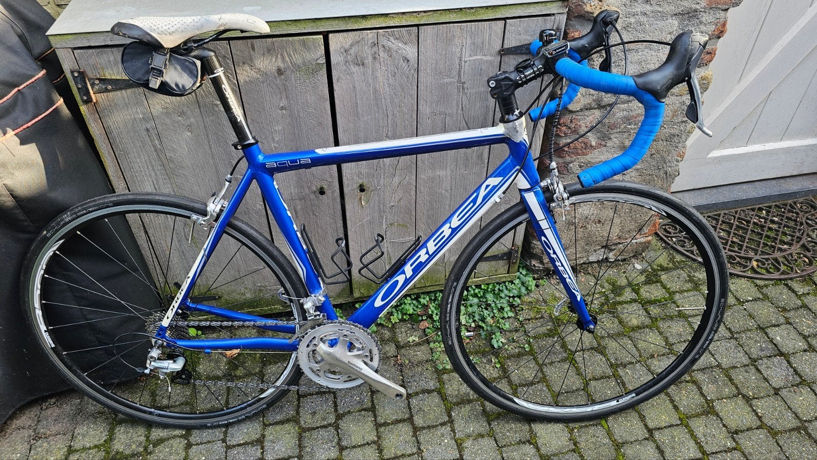 Orbea Aqua racefiets - Ultegra - Maat 54 - Nieuwe onderdelen, 28 inch, Gebruikt, Velgrem, Meer dan 20 versnellingen