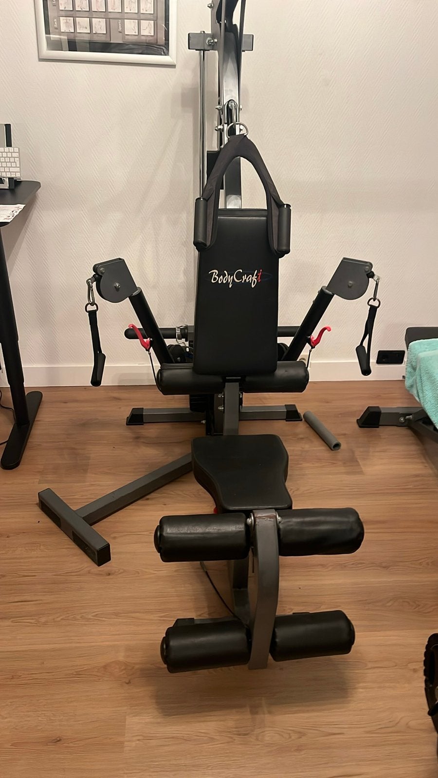BodyCraft express Krachtstation - Compleet Home Gym, Sport en Fitness, Fitnessapparatuur, Ophalen, Benen, Gebruikt, Krachtstation