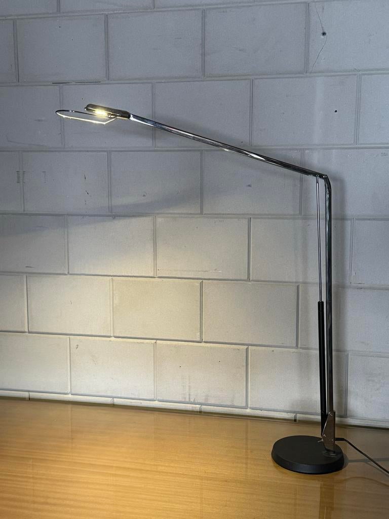 BELUX  bureaulamp - Chroom en zwart - Verstelbaar, Gebruikt, Belux, Belux, Ophalen of Verzenden