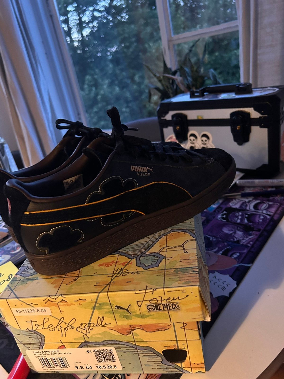 One Piece x Puma. Marshall D teach, Ophalen of Verzenden, Zo goed als nieuw, Zwart