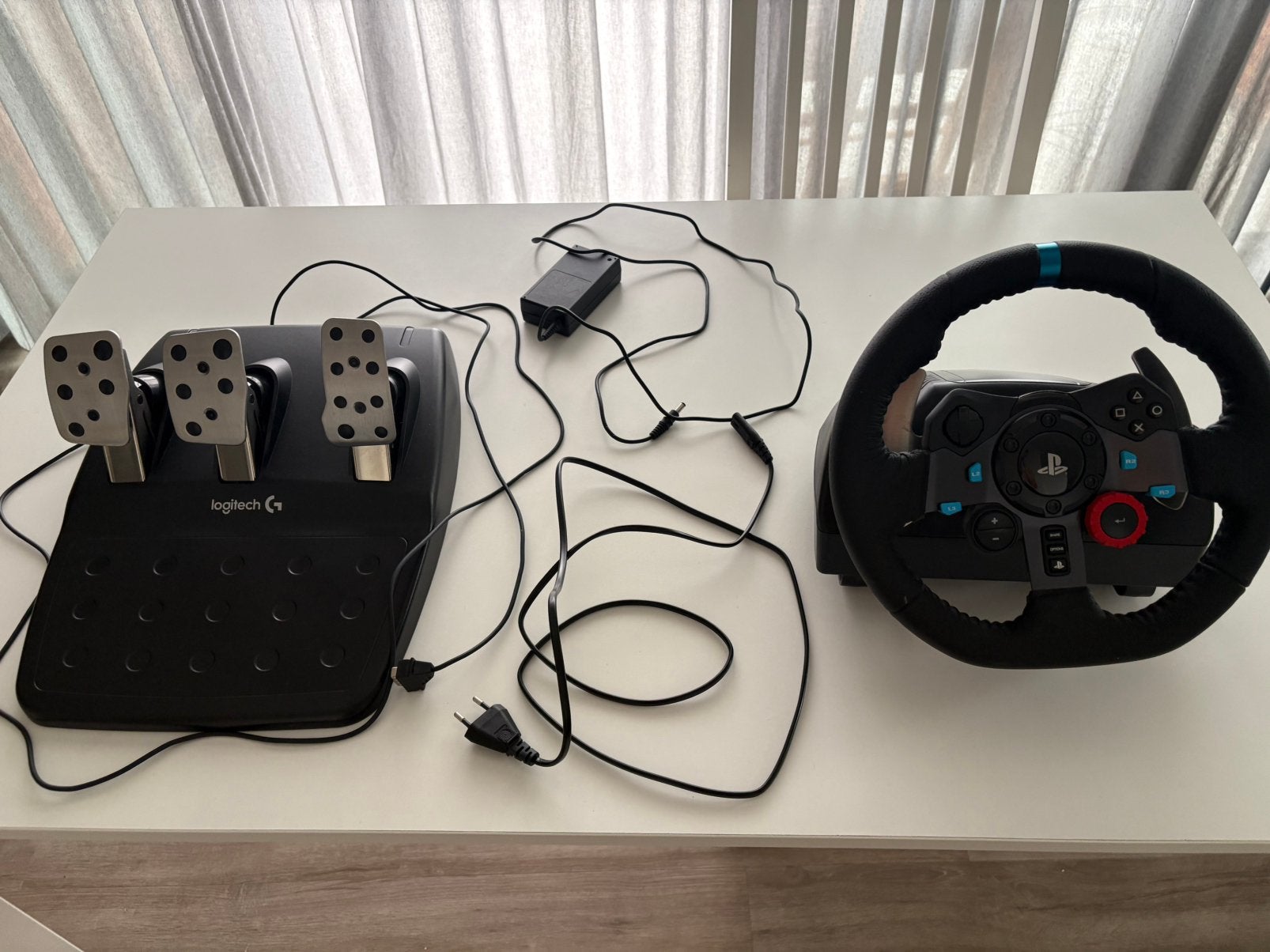 Logitech G29 driving force racestuur voor ps3, 4 en 5, Ophalen, Gebruikt, Stuur of Pedalen, PlayStation 3
