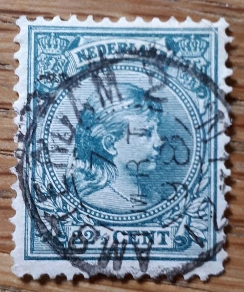 Kleinrond Amsterdam 2 op nr 41 (!) (1611), Verzenden, T/m 1940, Gestempeld