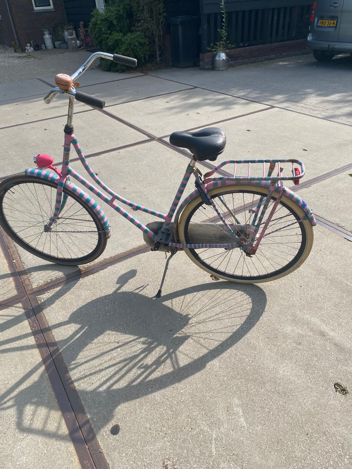 Station/bus/trein/student fiets helemaal nagekeken, 53 tot 56 cm, Ophalen, Gebruikt, Terugtraprem