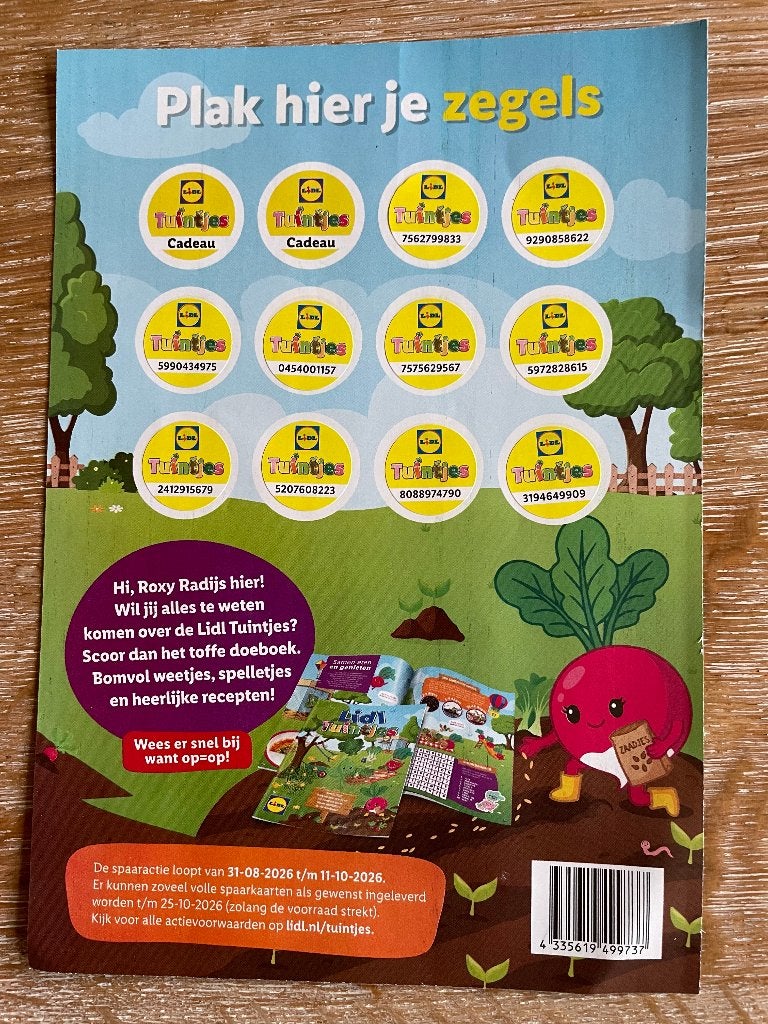 LIDL tuintjes volle kaart., Lidl, Ophalen of Verzenden