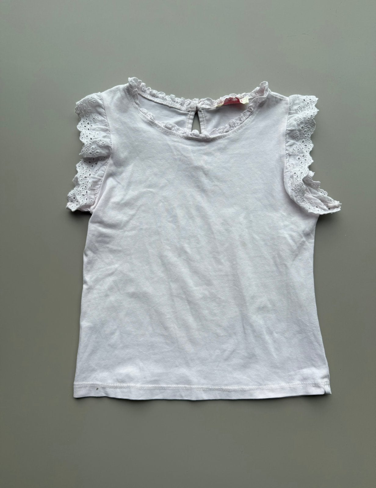Licht roze katoenen shirt maat 7-8 jaar (122-128), Kinderen en Baby's, Kinderkleding | Maat 122, Ophalen of Verzenden, Gebruikt