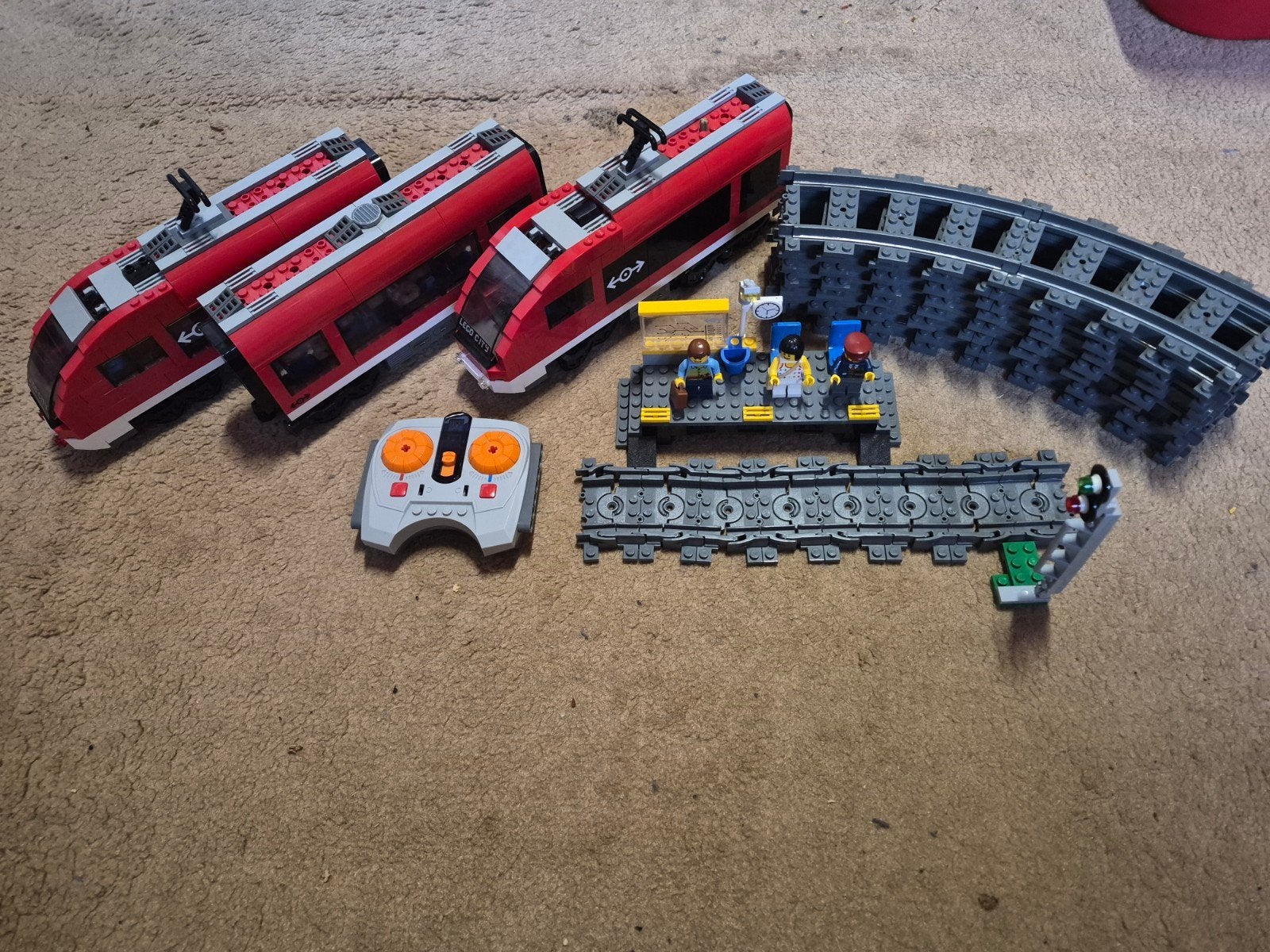 lego RC trein 7938, Ophalen of Verzenden, Gebruikt