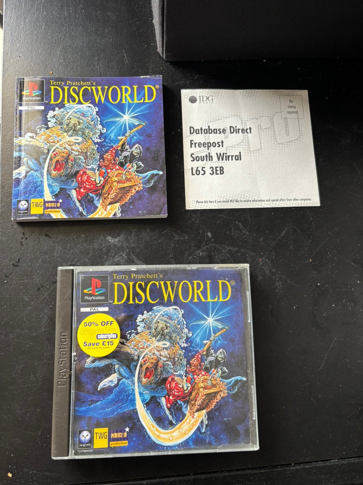 Ps1 Terry Pratchett’s DISCWORLD (Topstaat), Avontuur en Actie, 1 speler, Ophalen of Verzenden, Zo goed als nieuw