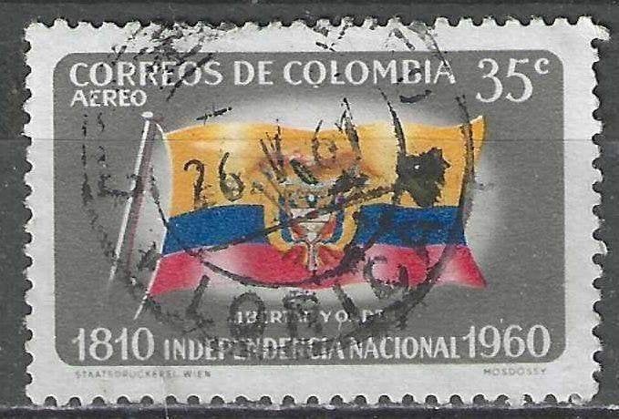 Colombia 1960 - Yvert 367PA - Flora - Fruitbomen (ST), Verzenden, Gestempeld, Zuid-Amerika