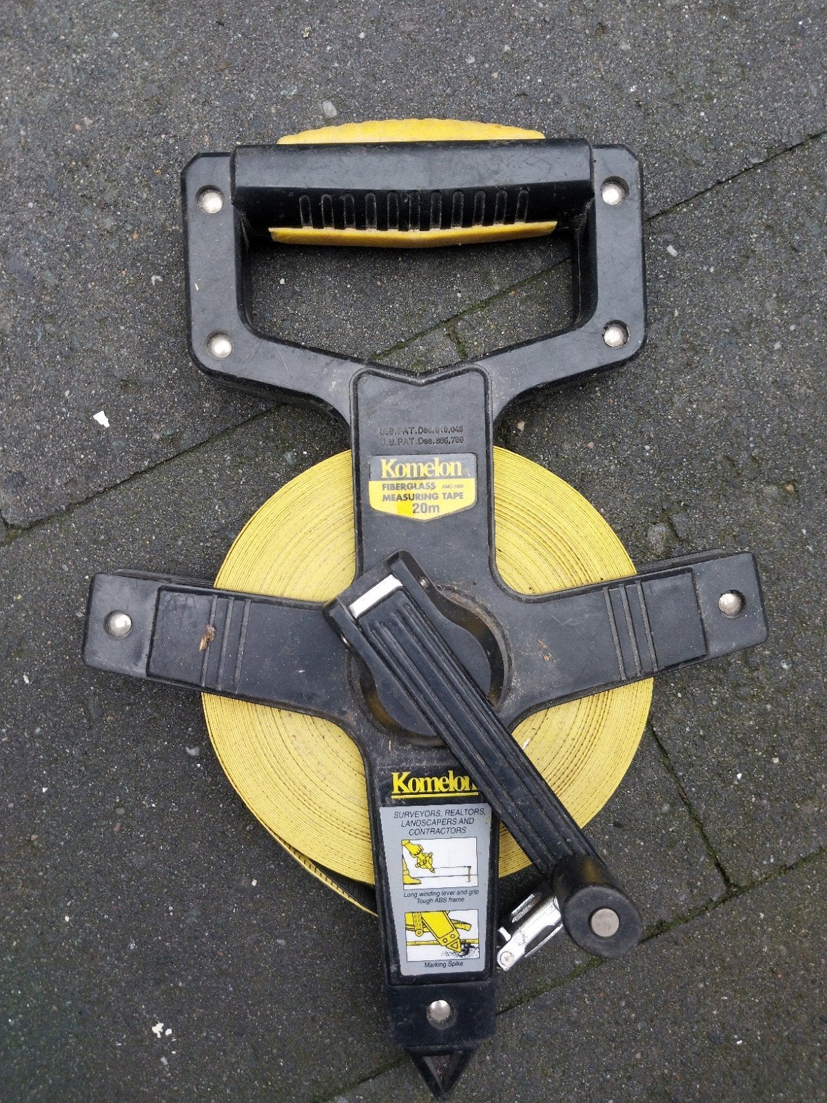 Te koop. Kamalon meetband 20 meter., Doe-het-zelf en Verbouw, Meetapparatuur, Ophalen