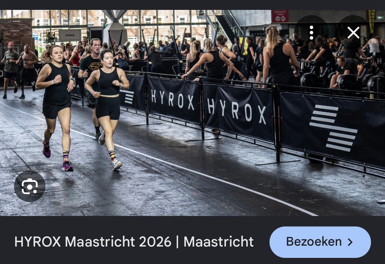 Hyrox Duo-ticket Maastricht - zondag 20 sept, Twee personen
