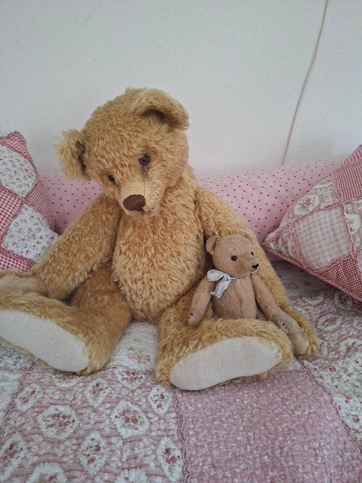 grote robuuste oude kunstenaars teddybeer, Ophalen, Gebruikt, Stoffen beer, Overige merken