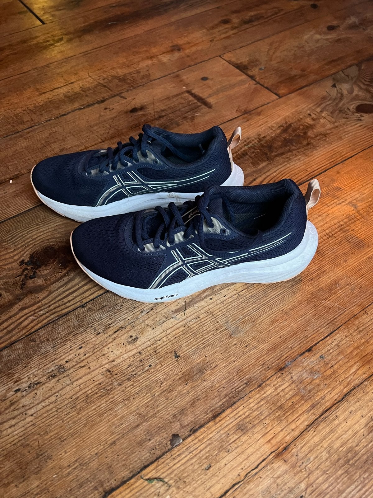 ASICS hardloopschoenen - Maat 39 - Zo goed als nieuw, Ophalen of Verzenden, Zo goed als nieuw, Blauw, Sportschoenen